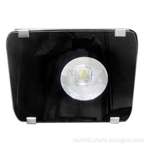 Black Body Single Head High Power Led Floodlight For Square
